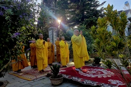  Truyền thống đầu năm, chư tôn đức Tăng Ni một số các tự viện phố núi Cao Nguyên về thăm, đảnh lễ chư vị Tổ sư