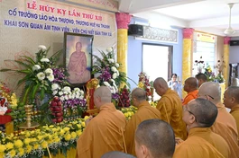 Lễ tưởng niệm 14 năm ngày viên tịch Trưởng lão Hòa thượng Thích Huệ Thành tại Quan Âm tịnh viện