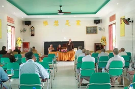 Quang cảnh buổi họp của các xã thuộc cụm Xuyên Mộc (TP.HCM)