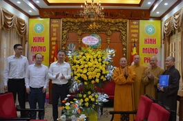 Trung ương Hội Liên hiệp Thanh niên VN chúc mừng Phật đản đến chư tôn đức Hội đồng Trị sự