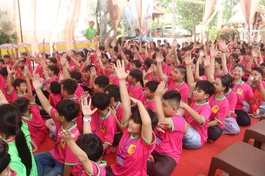 Hơn 200 em thanh thiếu niên tham gia khóa tu Hương sen Đồng Khởi lần IV