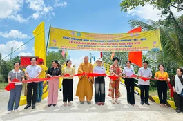  Khánh thành cầu Tường Nguyên 590, tại xã Trường Thành, Đông Hiệp, TP.Cần Thơ