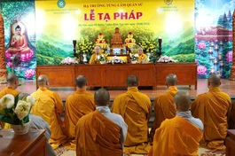 Chư Tăng Ni hành giả hạ trường tổ chức lễ tạ pháp khóa An cư kiết hạ