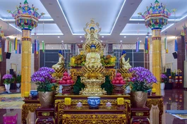 Pháp hội Vu lan - Báo hiếu Phật lịch 2570 sẽ diễn ra lúc 8 giờ ngày 10-7 Âl tại Việt Nam Quốc Tự - Ảnh: Quảng Đạo/BGN