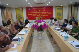 Họp liên ngành chuẩn bị Đại hội đại biểu Phật giáo tỉnh lần thứ I