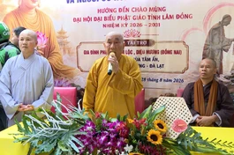 Ban Trị sự GHPGVN tỉnh tổ chức chương trình từ thiện hướng đến chào mừng Đại hội Phật giáo tỉnh lần thứ I