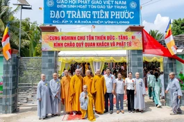 Điểm sinh hoạt tôn giáo tập trung Đạo tràng Tiên Phước, xã Hòa Hiệp chính thức đi vào hoạt động