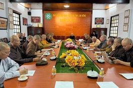 Ban Thường trực Ban Trị sự Phật giáo tỉnh họp rà soát công tác chuẩn bị Đại hội Phật giáo tỉnh lần thứ I