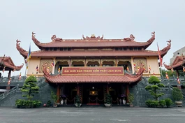 Việt Nam Quốc Tự - nơi diễn ra Lễ khai mạc Đại giới đàn Thanh Kiểm vào lúc 8 giờ sáng mai, 15-9