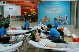 Hiến máu tại Văn phòng II Trung ương - thiền viện Quảng Đức, TP.HCM