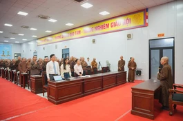 Lớp bồi dưỡng kỹ năng trụ trì tại Trung tâm Văn hóa Phật giáo Thủ đô (xã Bát Tràng)