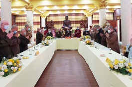 Chư tôn đức Phật giáo quận 3 họp Phật sự quý 1 và triển khai đại hội quận 