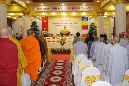 Phiên trù bị Đại hội Phật giáo quận 3 nhiệm kỳ 2021-2026 tại chùa Minh Đạo, chiều 20-3