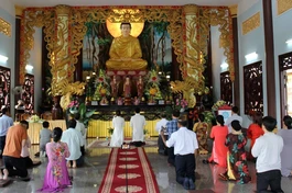 Lễ hằng thuận Phật tử tại chùa Thiên An