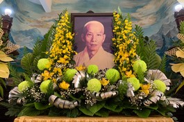 Tưởng niệm Hòa thượng Thích Duy Lực - Ảnh: PH