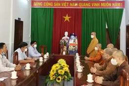 Tân Ban Trị sự GHPGVN tỉnh Vĩnh Long cảm ơn đến lãnh đạo các cơ quan chính quyền tỉnh 