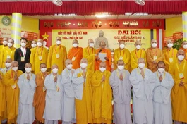 Tân Ban Trị sự GHPGVN TP.Cần Thơ ra mắt và phát biểu nhận nhiệm vụ