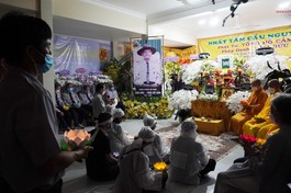 Phân ban Gia đình Phật tử TP.HCM thắp nến tri ân đến Huynh trưởng cấp Dũng Tâm Bửu - Tống Hồ Cầm 