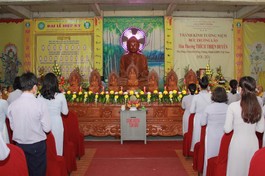 Phân ban Gia đình Phật tử TP.HCM tổ chức lễ hiệp kỵ tại chùa Thiên Chánh, quận Tân Phú, TP.HCM