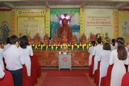 Phân ban Gia đình Phật tử TP.HCM tổ chức lễ hiệp kỵ tại chùa Thiên Chánh, quận Tân Phú, TP.HCM