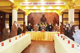 Ban Trị sự GHPGVN quận 3 họp triển khai Đại lễ Phật đản và An cư kiết hạ Phật lịch 2566