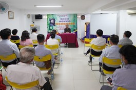 Ban Phật học chùa Xá Lợi tổ chức buổi thuyết trình về công đức của cư sĩ Chánh Trí Mai Thọ Truyền