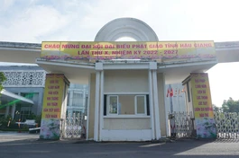 Trung tâm Hội nghị tỉnh - nơi diễn ra Đại hội đại biểu Phật giáo tỉnh Hậu Giang nhiệm kỳ 2022-2027