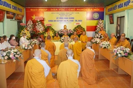 Phật giáo huyện Củ Chi tổ chức lễ khai giảng khóa An cư kiết hạ Phật lịch 2566