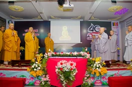 Chư tôn đức chứng minh lễ chu niên Gia đình Phật tử Giác Hạnh