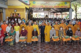 Chương trình "Trái tim từ bi" trong Đại lễ Phật đản Phật lịch 2566 của Phật giáo huyện Củ Chi
