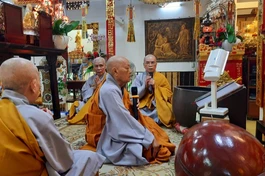 Chư Ni Phật giáo quận 3 tác pháp An cư kiết hạ Phật lịch 2566