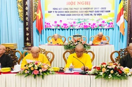 Ban Tăng sự GHPGVN tỉnh Bình Thuận tổng kết nhiệm kỳ 2017-2022