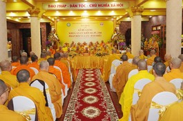 Ban Trị sự GHPGVN quận 3 bế giảng khóa An cư kiết hạ Phật lịch 2566