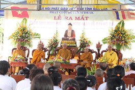 Ra mắt Điểm sinh hoạt Phật giáo Ngọc Ngân (62 Quang Trung, Tổ dân phố 1, Thị trấn M'Đrắk, huyện M'Đrắk)