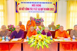 Ban Trị sự Phật giáo TP.Cần Thơ sơ kết công tác Phật sự quý III, năm 2022