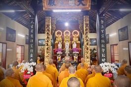 Lễ khánh tạ công trình trung tu chánh điện chùa Đông Phước