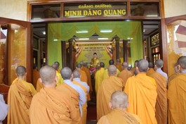 Lễ nhập kim quan Hòa thượng Thích Giác Phương tại tịnh xá Ngọc Quang