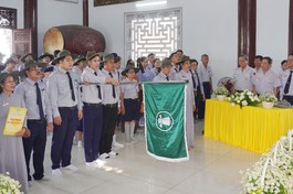 Nghi thức Sen Trắng ra mắt Gia đình Phật tử Phước Thiện thuộc chùa Phước Thiện