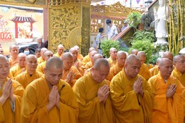 Trang nghiêm tưởng niệm húy nhật lần thứ 17 Trưởng lão Hòa thượng Thích Thiện Từ tại chùa Minh Đạo