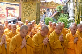 Trang nghiêm tưởng niệm húy nhật lần thứ 17 Trưởng lão Hòa thượng Thích Thiện Từ tại chùa Minh Đạo