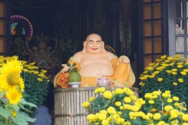 Mừng xuân Di Lặc tại chùa Quảng Trạch, huyện Lắk, tỉnh Đắk Lắk