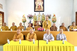 Ban Trị sự Phật giáo H.Tam Bình tổng khai giảng các đạo tràng tu học năm 2023