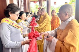 Lễ cắt băng khánh thành ngôi Tam bảo chùa Phước Viên