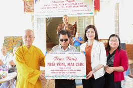 Hỗ trợ xây dựng mái vòng tại trụ sở của Hội Người mù tỉnh Đắk Nông