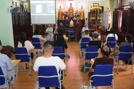 Khai giảng Lớp giáo lý cho Phật tử tại chùa Bửu Đà chiều 26-2