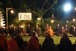 Ban Hoằng pháp T.Ư tổ chức đêm thiền trà trước ngày lễ tốt nghiệp Lớp Cao - Trung cấp giảng sư khóa X