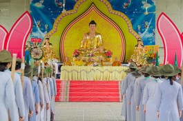 Gia đình Phật tử TP.HCM khai mạc Liên trại huấn luyện huynh trưởng Lộc Uyển và A Dục năm 2023