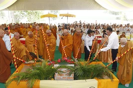 Lễ đặt đá xây dựng thiền viện Pháp Sơn, tỉnh Đồng Nai