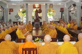 Khai giảng khóa An cư kiết hạ Phật lịch 2567 tại chùa Huỳnh Kim