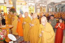 Ban Trị sự Phật giáo Q.Gò Vấp trang nghiêm tổ chức Đại lễ Phật đản Phật lịch 2567 tại chùa Huỳnh Kim